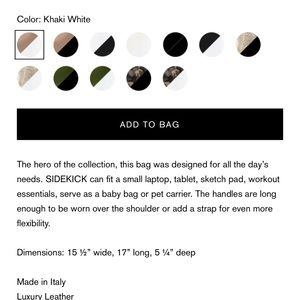 Harmin leather Italian bag